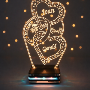 Heart LED Acrylic Lamp