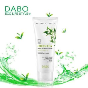 DABO Natural Rich Foam Cleanser Green Tea Face Wash 180ml