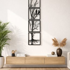 Minimal Nature Wall Art Panel Set