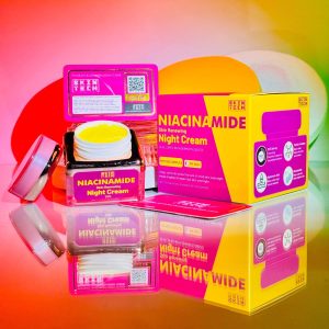 SKIN TECH Niacinamide Skin Renewing Night Cream (20g) – Made in Thailand