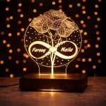 3D Flower Customized 3D illusion Lamp