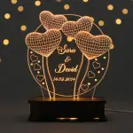 Round Shaped Customised 3D Illusion Lamp