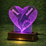 Love Hands Customized 3D illusion Lamp