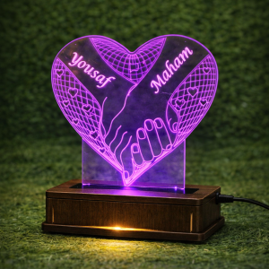 Love Hands Customized 3D illusion Lamp