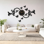Beautiful design wall clock with light