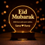 Simple Round Customized 3D illusion Lamp