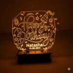 3D Birthday Customized illusion Lamp