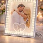 Romantic LED Couple Photo Frame