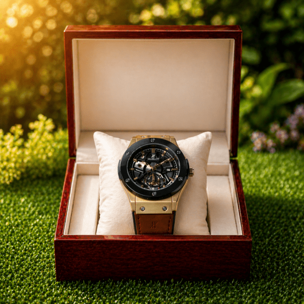 HUBLOT Premium Leather Watch (Premium Box)
