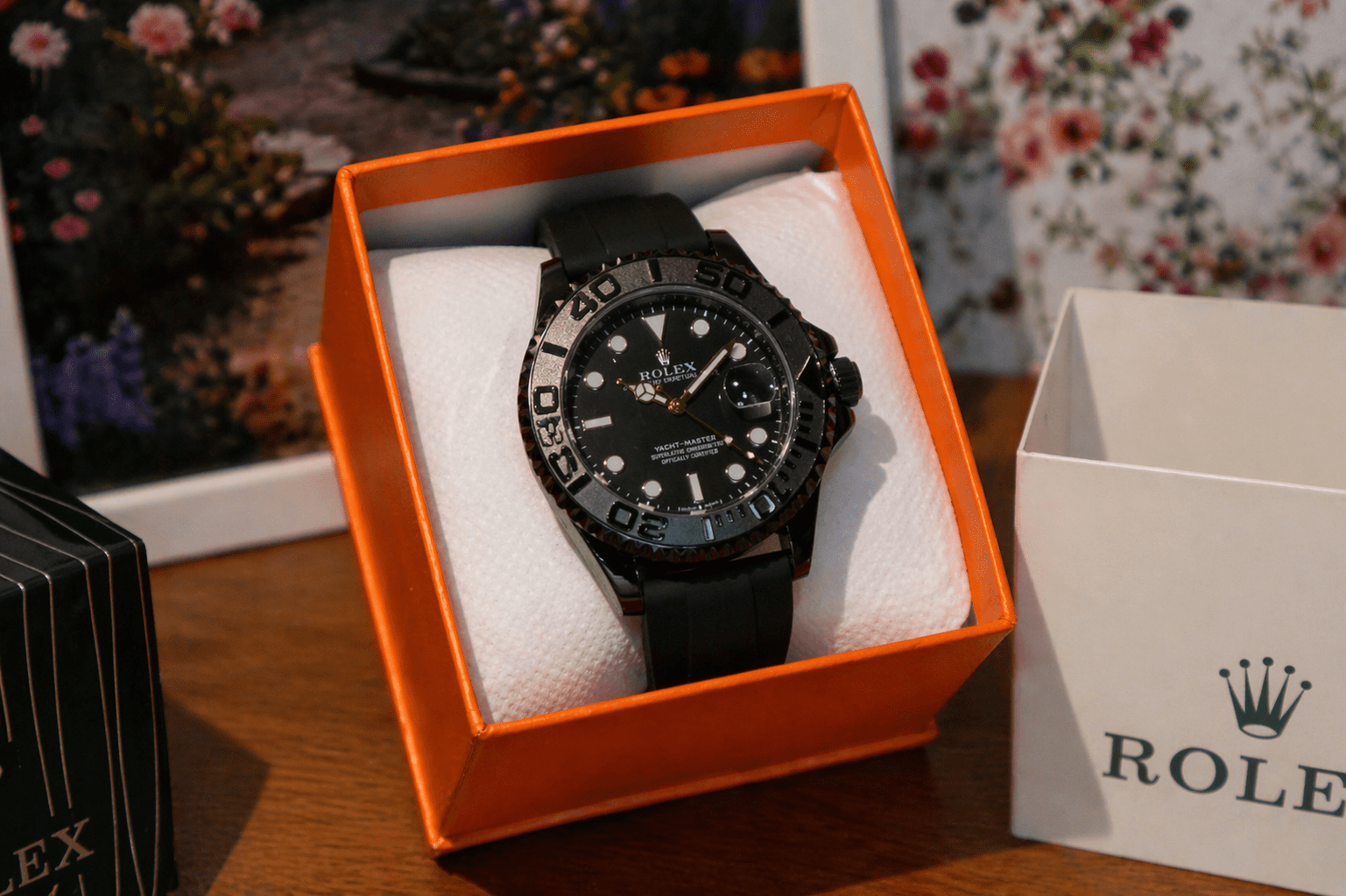 Rolex Silicone Belt Premium Watch A (Classic Box)