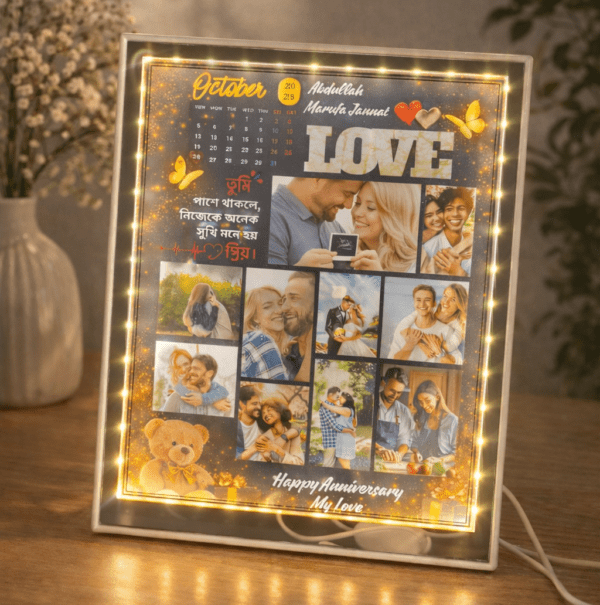 LED Photo Collage Light Frame