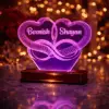 Infinity Heart Customised 3D illusion Lamp