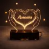 Heart In Hand Customized 3D illusion Lamp