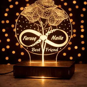 3D Flower Customized 3D illusion Lamp