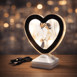 Heart Magic Mirror Photo Frame Large (7x7)