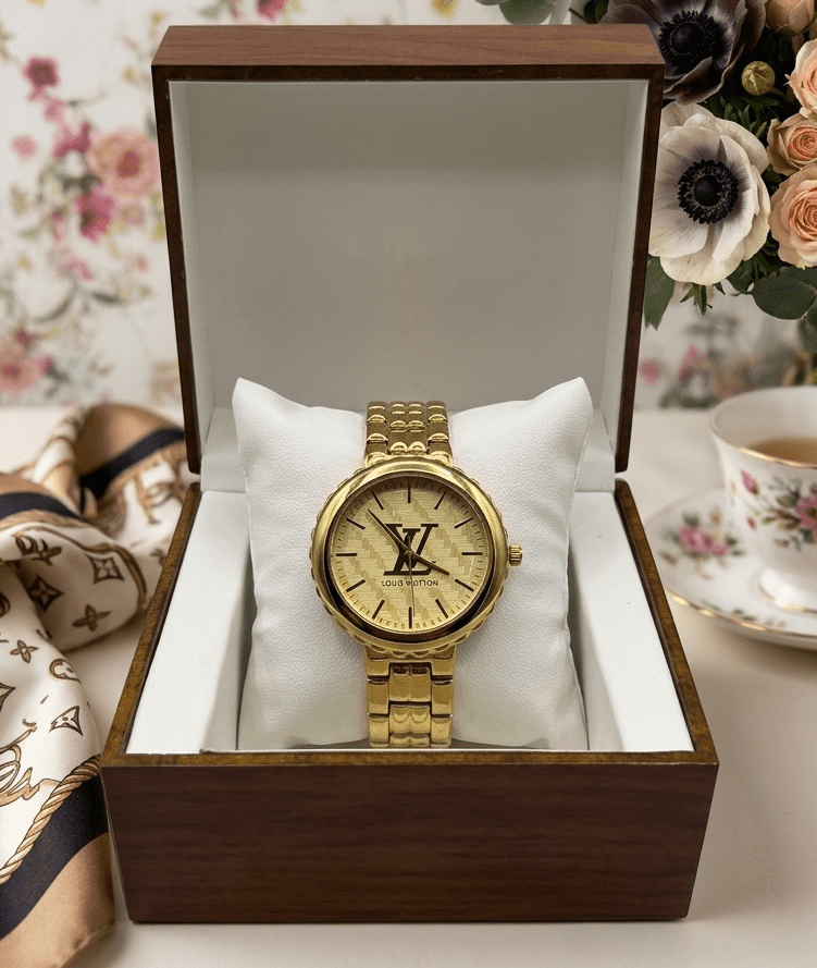 Elegant Textured Ladies’ Watch