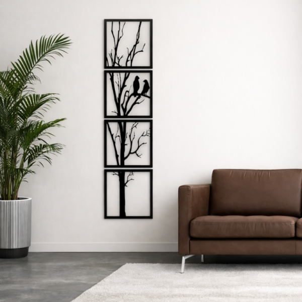 4 Bird’s Wall Art