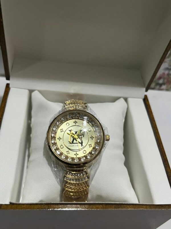 WhatsApp Image 2026-05-05 at 9.47.15 PM (1) Louis Vuitton Style Diamond-Accented Ladies’ Watch (Premium Box)