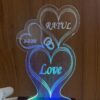 2 Rings Customised 3D illusion Lamp
