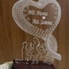 Boy & Girls Love Customized 3D illusion Lamp