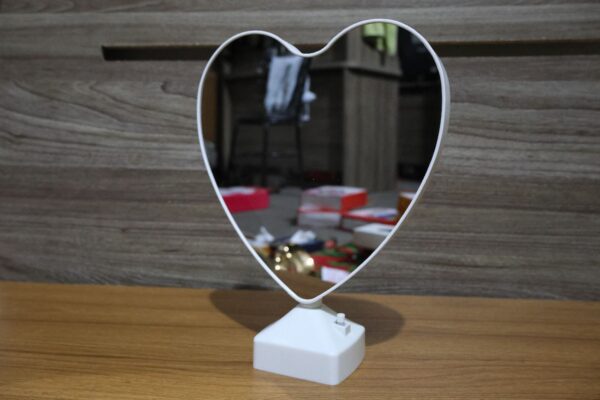 Heart Magic Mirror Photo Frame Large (7x7)