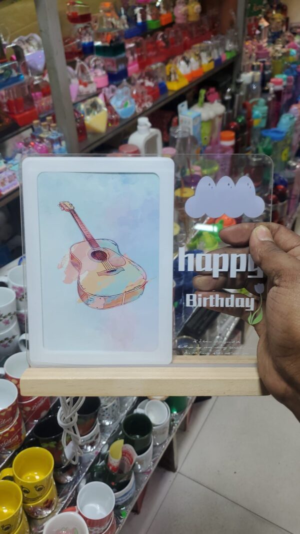Customized 3D LED Acrylic Birthday Photo Lamp