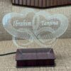 Infinity Heart Customised 3D illusion Lamp