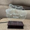 Round Shaped Customised 3D Illusion Lamp