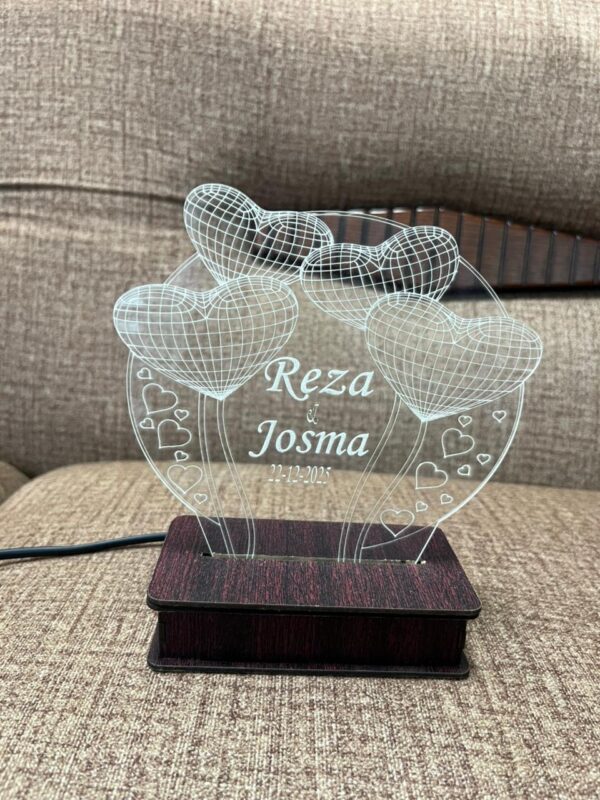 Round Shaped Customised 3D Illusion Lamp